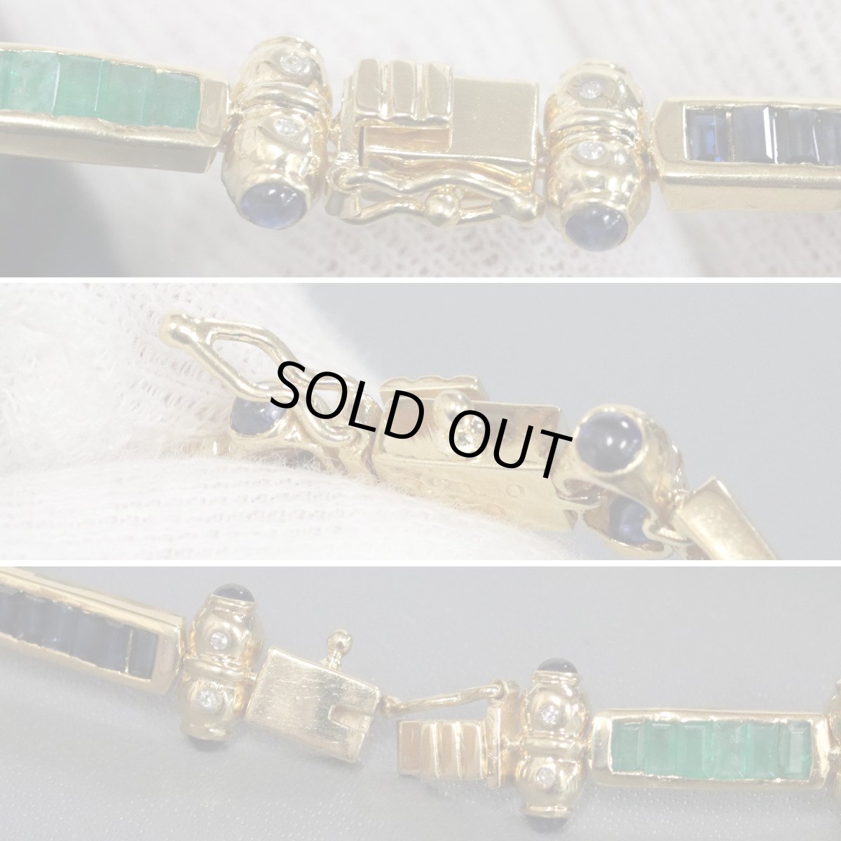 画像4: 750マルチカラーブレスレット 9.2 0.10 17.5g (4)