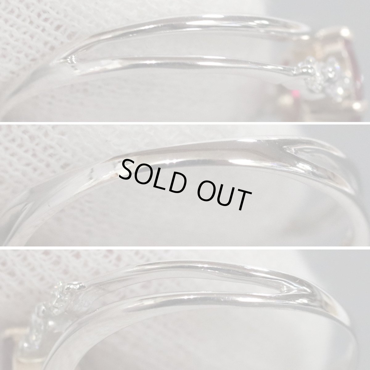 画像6: K18/K18WG非加熱ピジョンブラッドルビーダイヤモンドリング R0.76 D0.18 2.3g #10.5 AIGS鑑別書 (6)