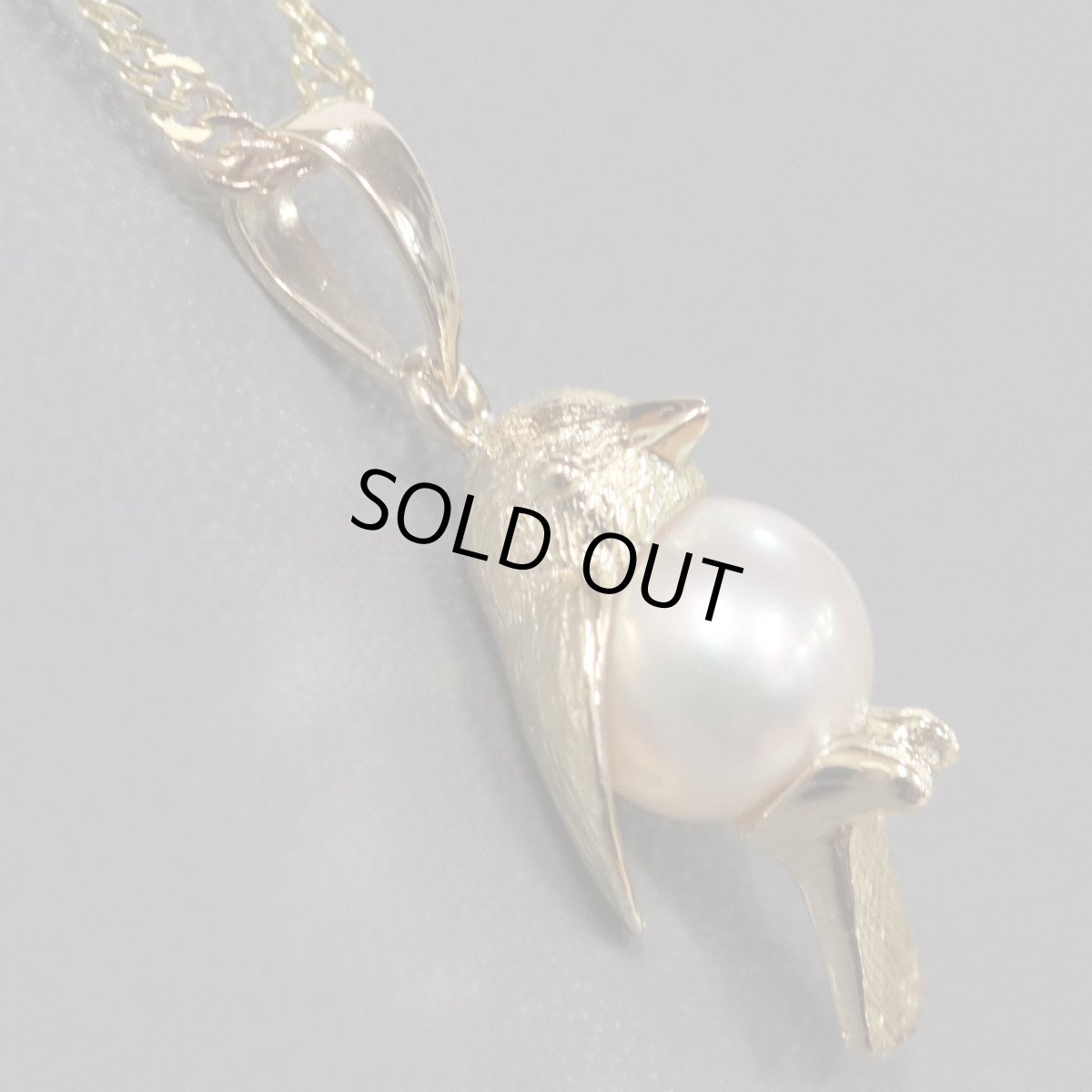 画像2: K18パールペンダント 6.1g トリモチーフ (2)