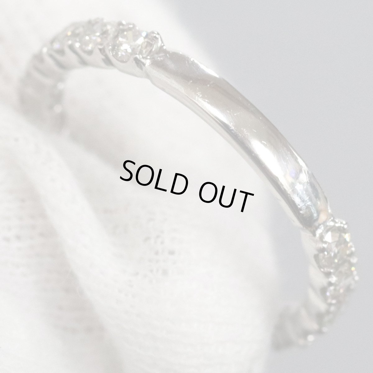 画像5: Pt900ダイヤモンドリング D1.00 2.6g #14 (5)