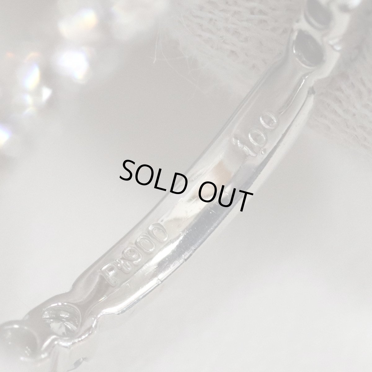 画像7: Pt900ダイヤモンドリング D1.00 2.6g #14 (7)