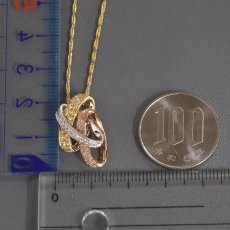 画像9: K18YG/WG/PGダイヤモンドペンダント D0.35 6.6g AJ付50cm (9)