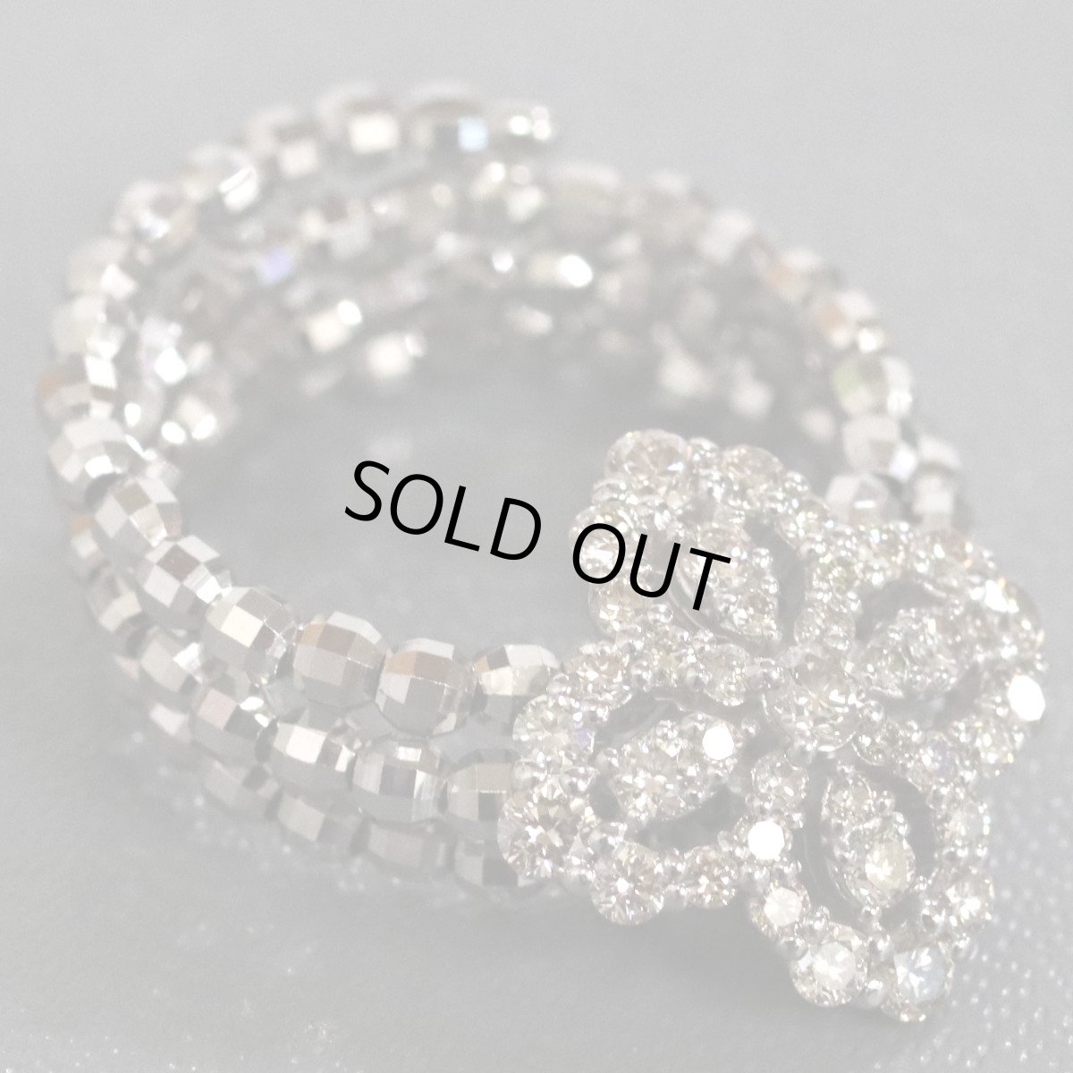 画像4: Pt950ダイヤモンドリング D0.50 4.1g #7-17 伸縮式 (4)