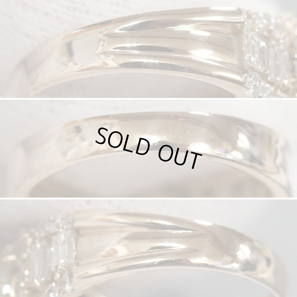 画像7: K18PGダイヤモンドリング D0.525 D1.11 5.8g #10 (7)