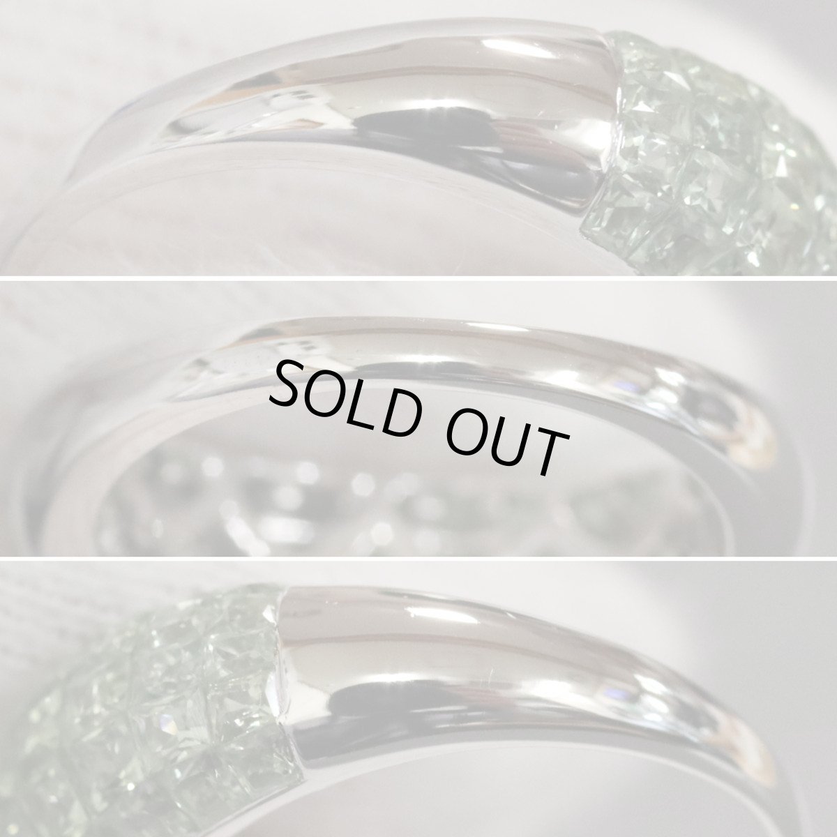 画像6: K18WGサファイアリング S5.00 5.7g #13 ソーティング (6)