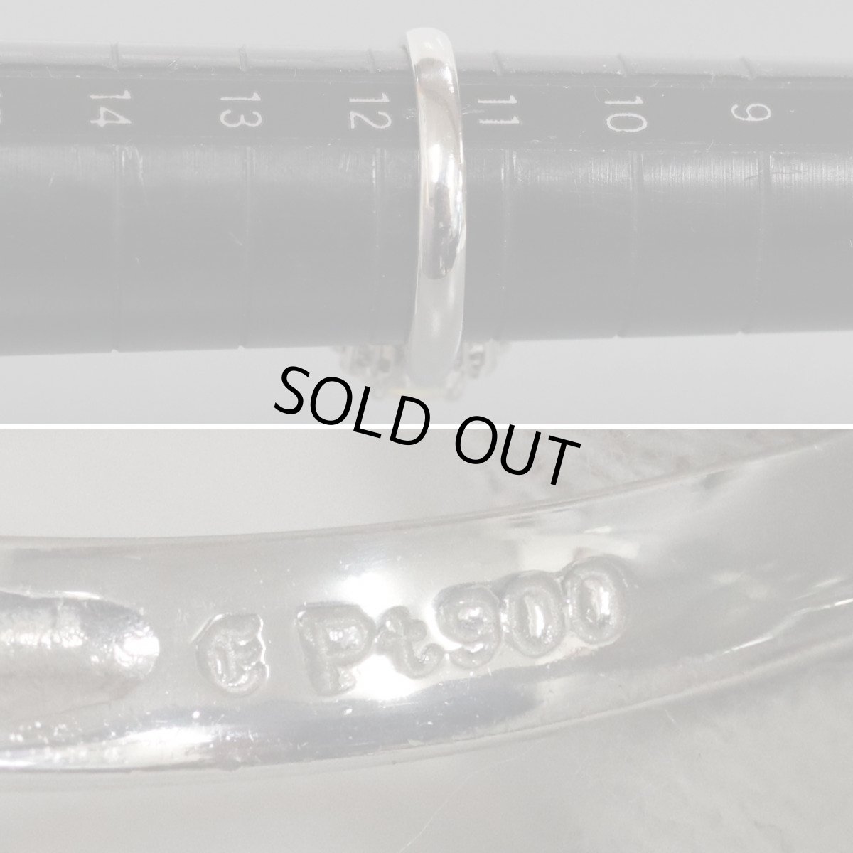 画像8: Pt900ホワイトオパールダイヤモンドリング 4.5g #11.5 (8)