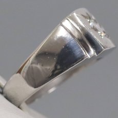 画像4: Pt900ダイヤモンドリング D0.30 18.5g #21 印台 (4)