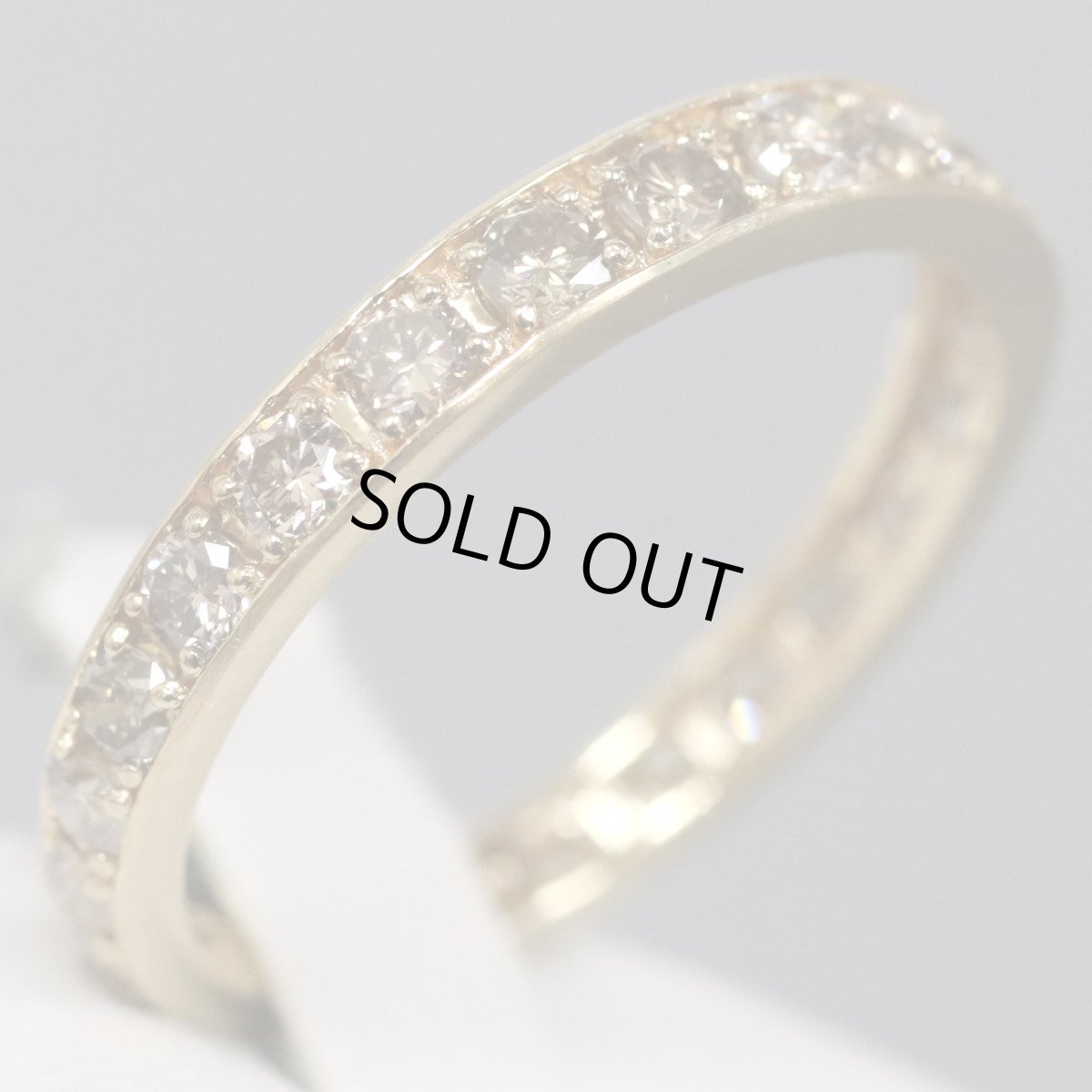 画像3: K18ダイヤモンドリング D1.00 2.3g #17 (3)