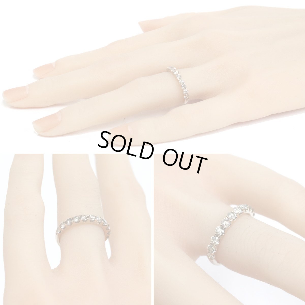 画像10: K18PGブラウンダイヤモンドリング D1.00 2.7g #10.5 (10)