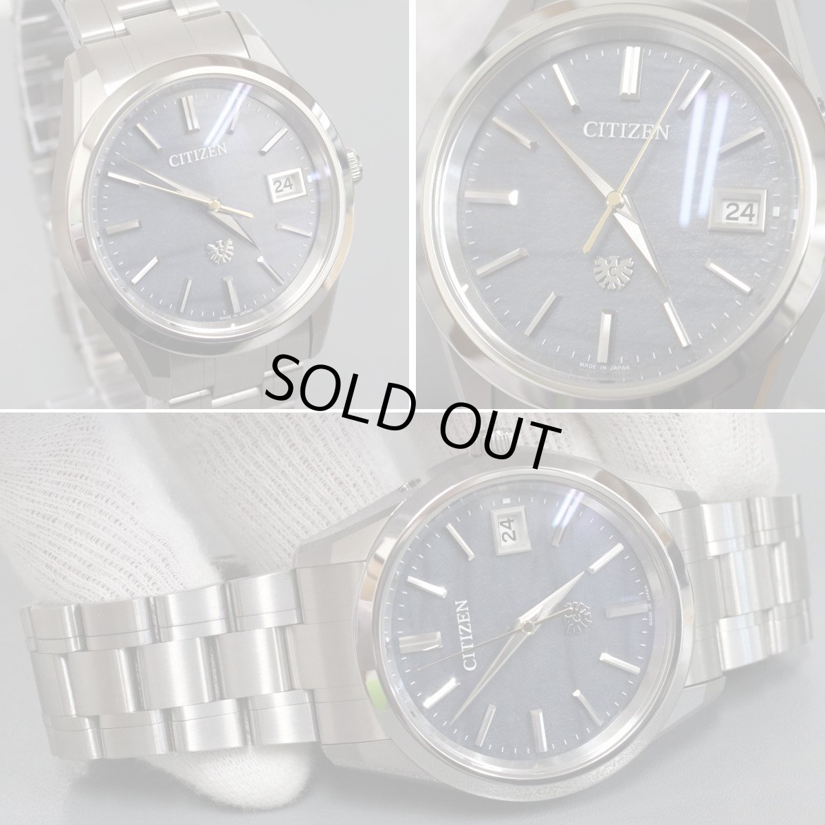 画像2: ザ・シチズン 100周年限定モデル 藍染和紙文字盤(AQ4100-65L)世界限定600本 (2)