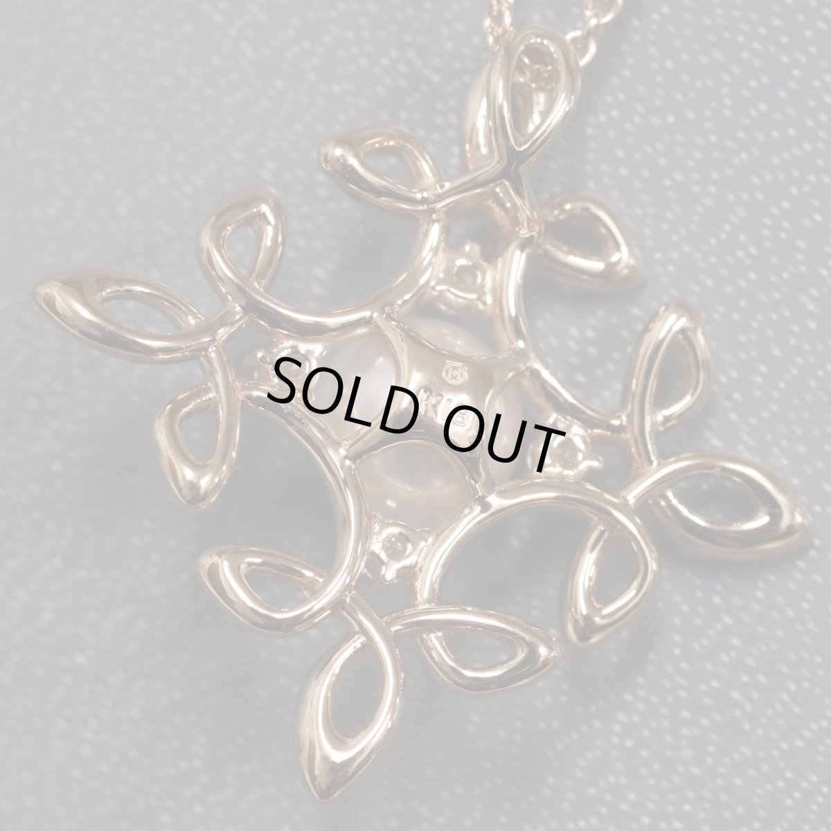 画像5: ミキモト K18PGパールダイヤモンドペンダント 6.6g (5)