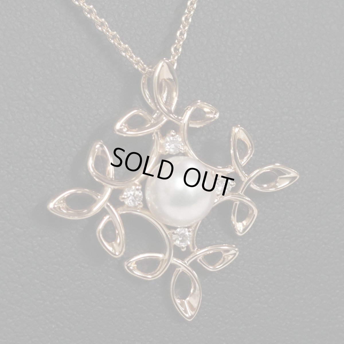 画像8: ミキモト K18PGパールダイヤモンドペンダント 6.6g (8)