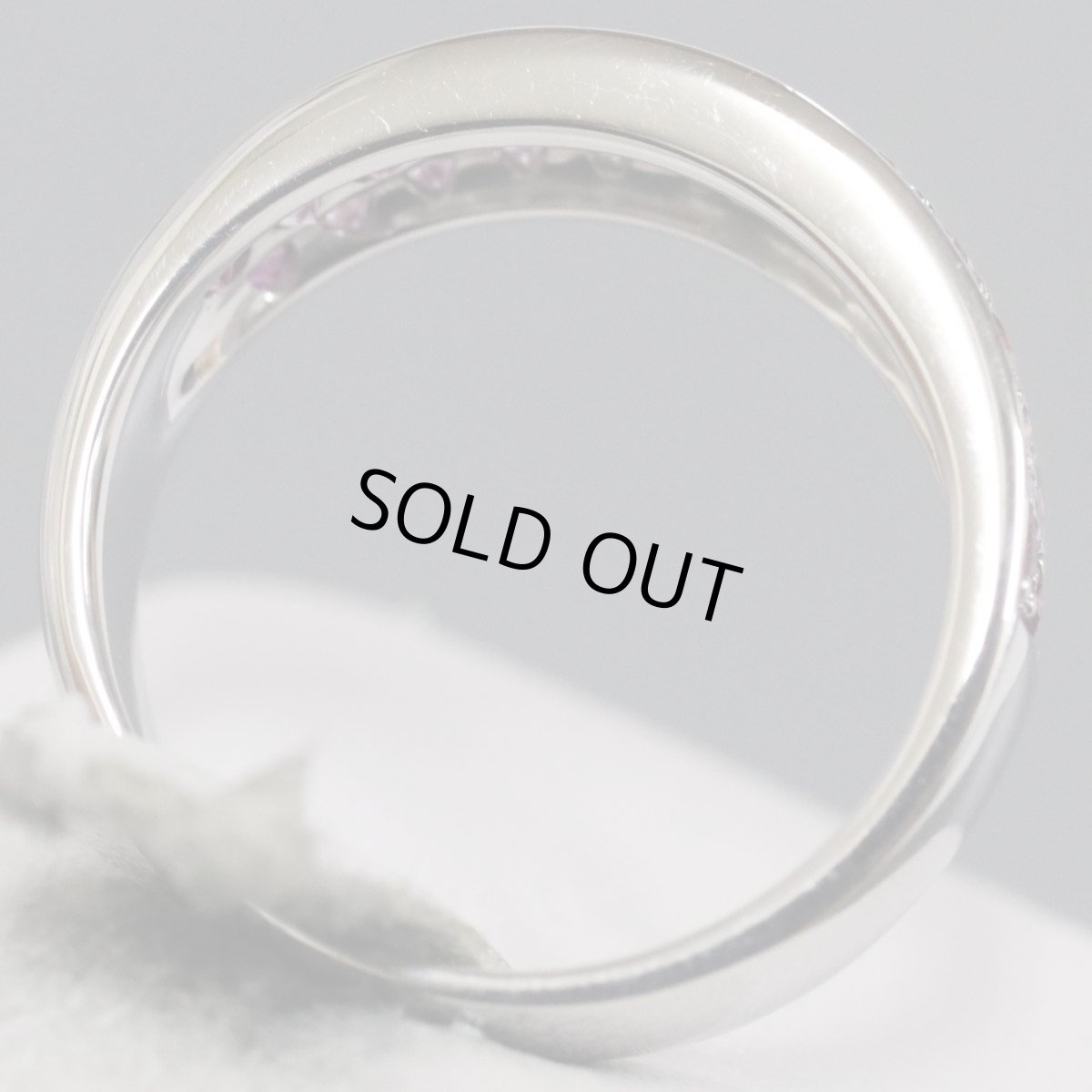 画像5: スタージュエリー K18WGピンクサファイアダイヤモンドリング S1.11 D0.28 6.3g #11 (5)