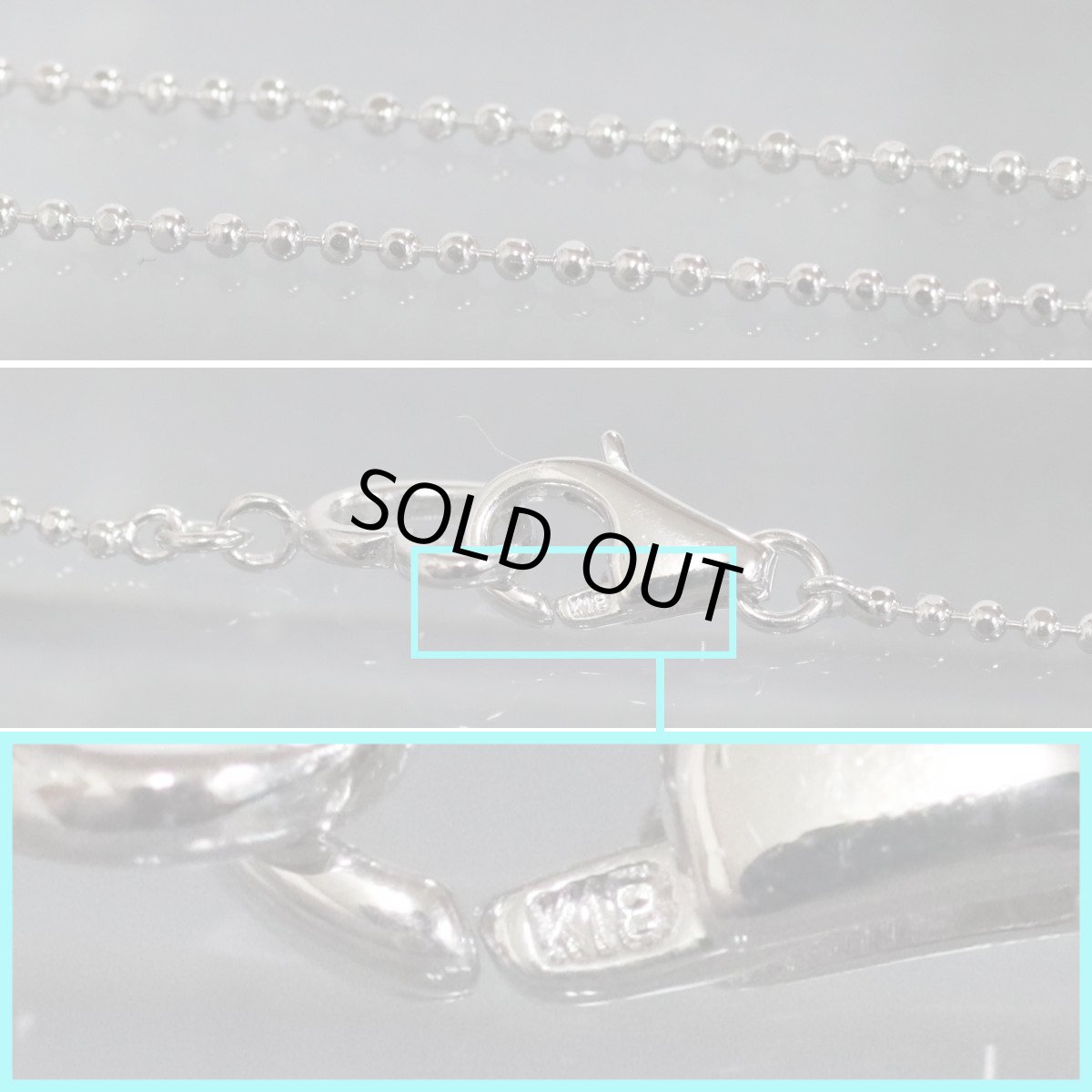 画像8: ポンテヴェキオ K18WGダイヤモンドネックレス ハートモチーフ D0.24 3.5g (8)