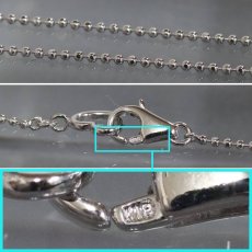 画像8: ポンテヴェキオ K18WGダイヤモンドネックレス ハートモチーフ D0.24 3.5g (8)