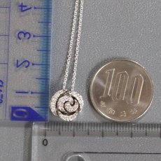 画像10: ポンテヴェキオ 750ダイヤモンドネックレス フラワーモチーフ D0.17 6.9g (10)