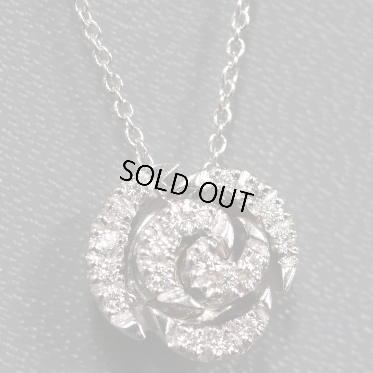 画像3: ポンテヴェキオ 750ダイヤモンドネックレス フラワーモチーフ D0.17 6.9g (3)