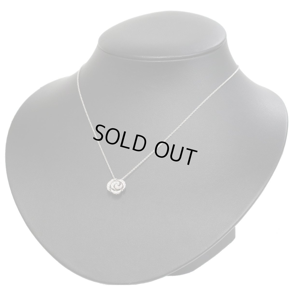 画像6: ポンテヴェキオ 750ダイヤモンドネックレス フラワーモチーフ D0.17 6.9g (6)