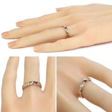 画像10: ヨンドシー K18PGダイヤモンドリング 4PD 3.9g #11 (10)