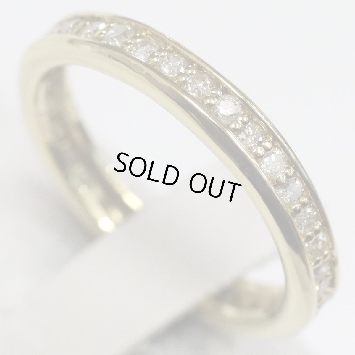 画像3: K18ダイヤモンドリング フルエタニティリング D0.50 3.3g #12 (3)