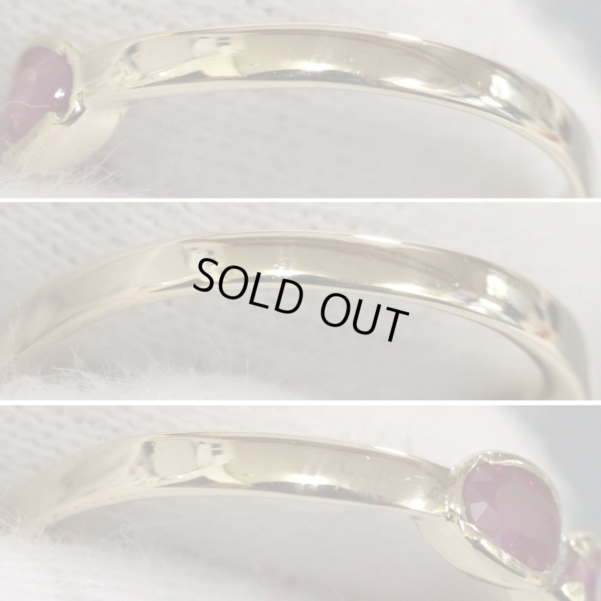 画像6: K18ルビーダイヤモンドリング R1.12 D0.11 2.7g #11.5 (6)