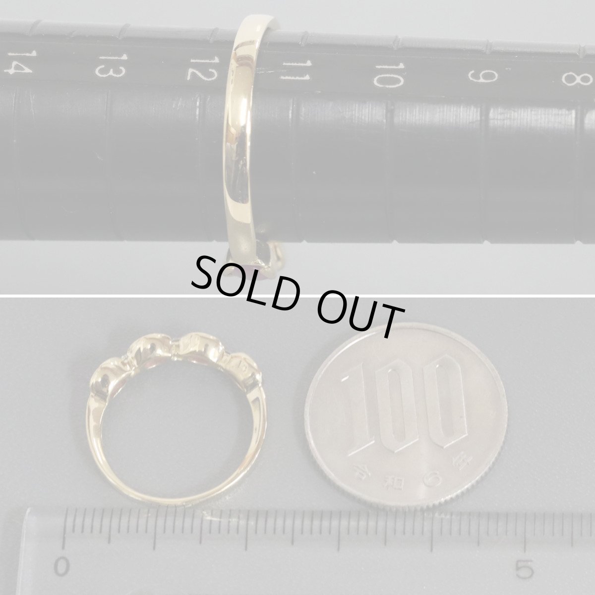 画像8: K18ルビーダイヤモンドリング R1.12 D0.11 2.7g #11.5 (8)