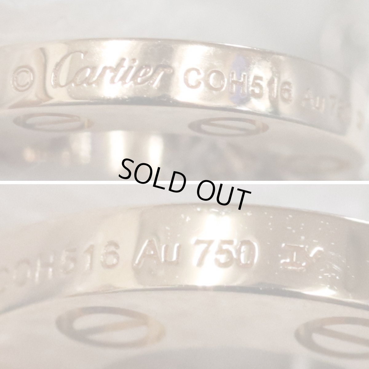 画像4: 750(WG/PG)ラブスリーフープネックレス ダイヤモンド 8.6g(B7219800)内外箱 保証書 領収書 (4)