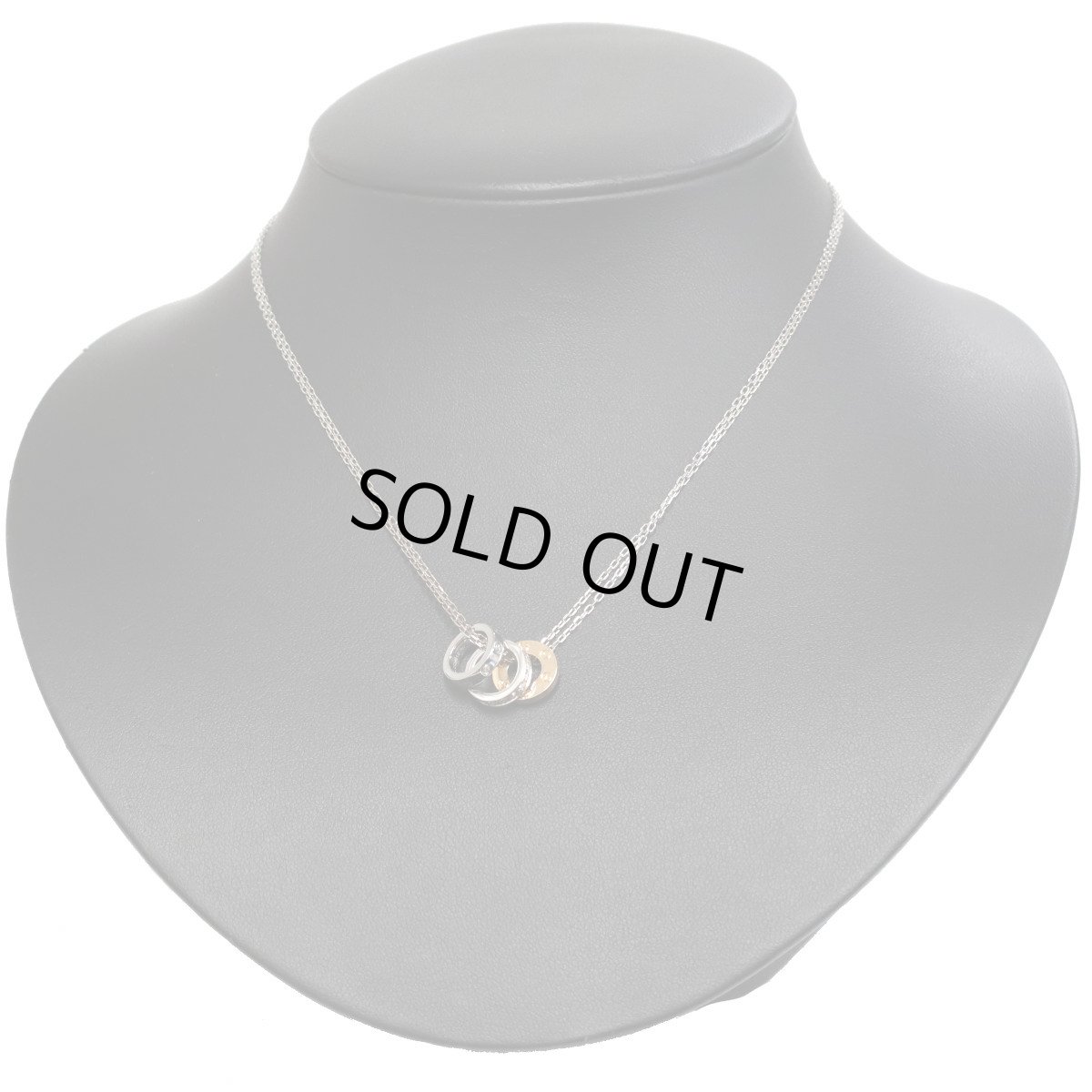 画像5: 750(WG/PG)ラブスリーフープネックレス ダイヤモンド 8.6g(B7219800)内外箱 保証書 領収書 (5)