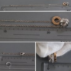 画像8: 750(WG/PG)ラブスリーフープネックレス ダイヤモンド 8.6g(B7219800)内外箱 保証書 領収書 (8)