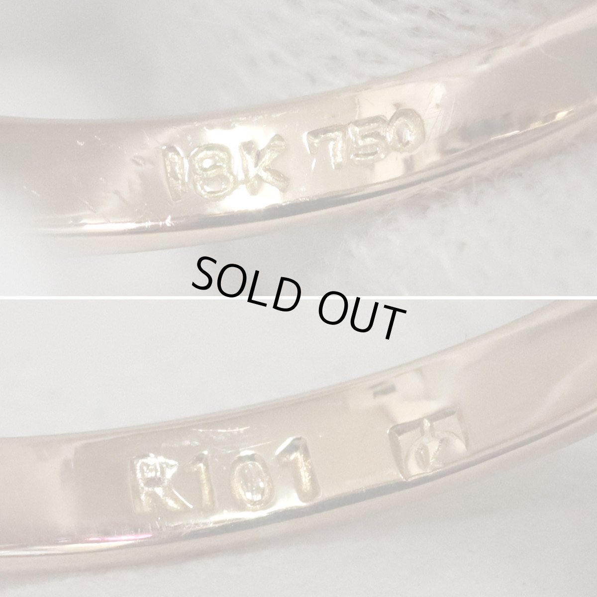 画像7: 18K750(PG)ルビーダイヤモンドリング R1.01 4.6g #16 ソーティング ピンクゴールド (7)