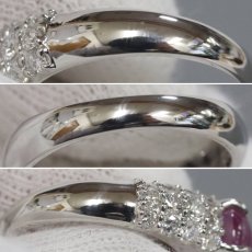 画像7: Pt900スターサファイアダイヤモンドリング S3.58 D1.00 7.6g #10 (7)