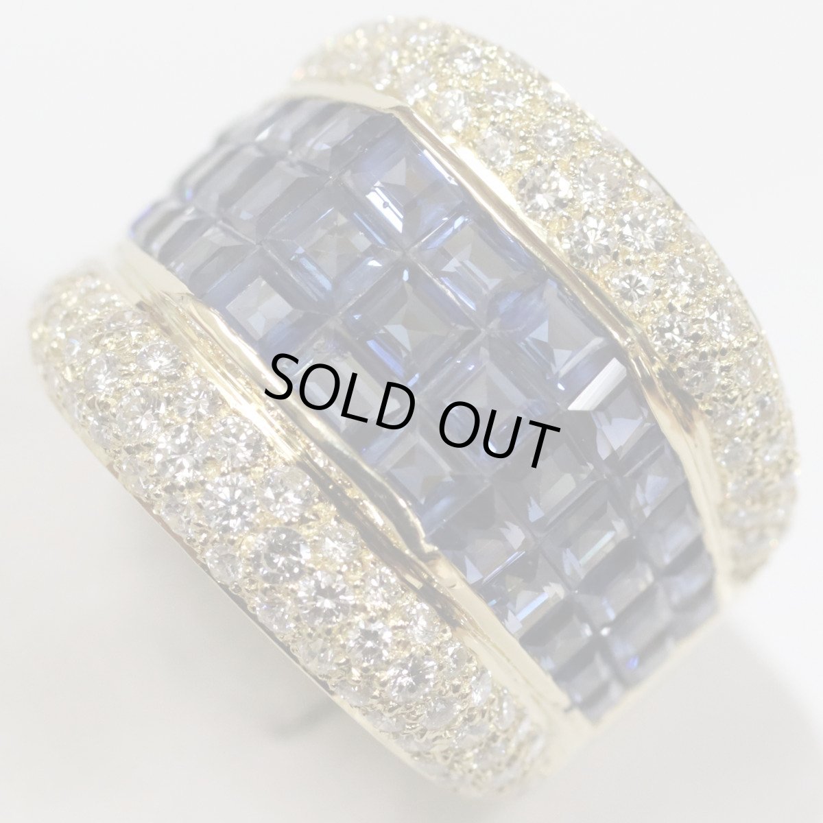 画像3: 750サファイアダイヤモンドリング S4.71 D1.18 11.9g #12 (3)