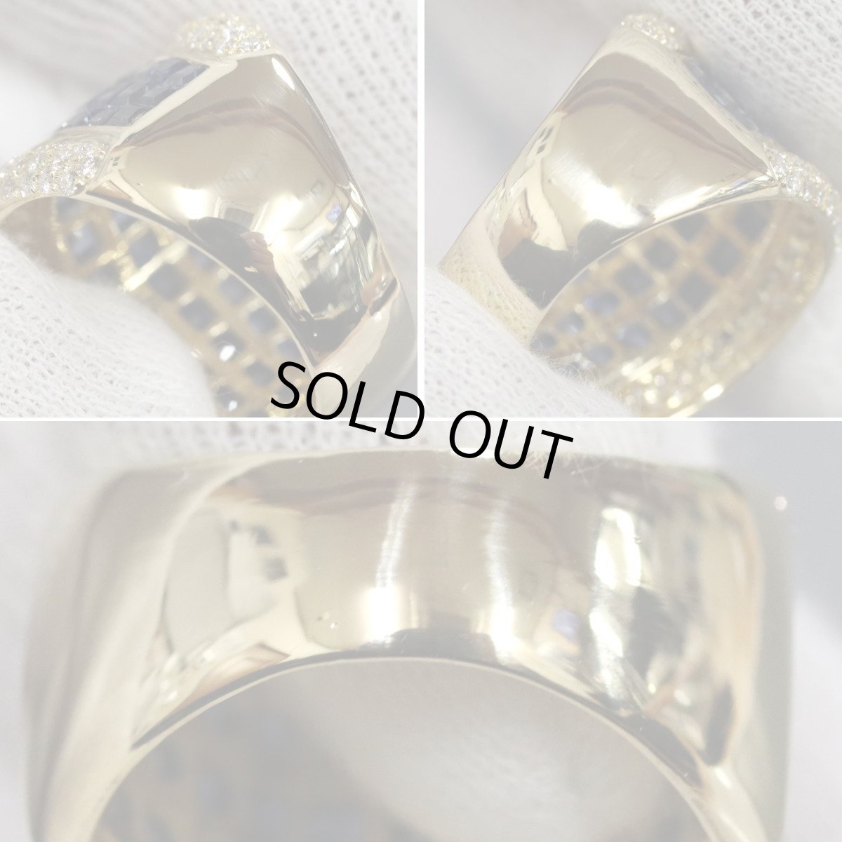 画像5: 750サファイアダイヤモンドリング S4.71 D1.18 11.9g #12 (5)