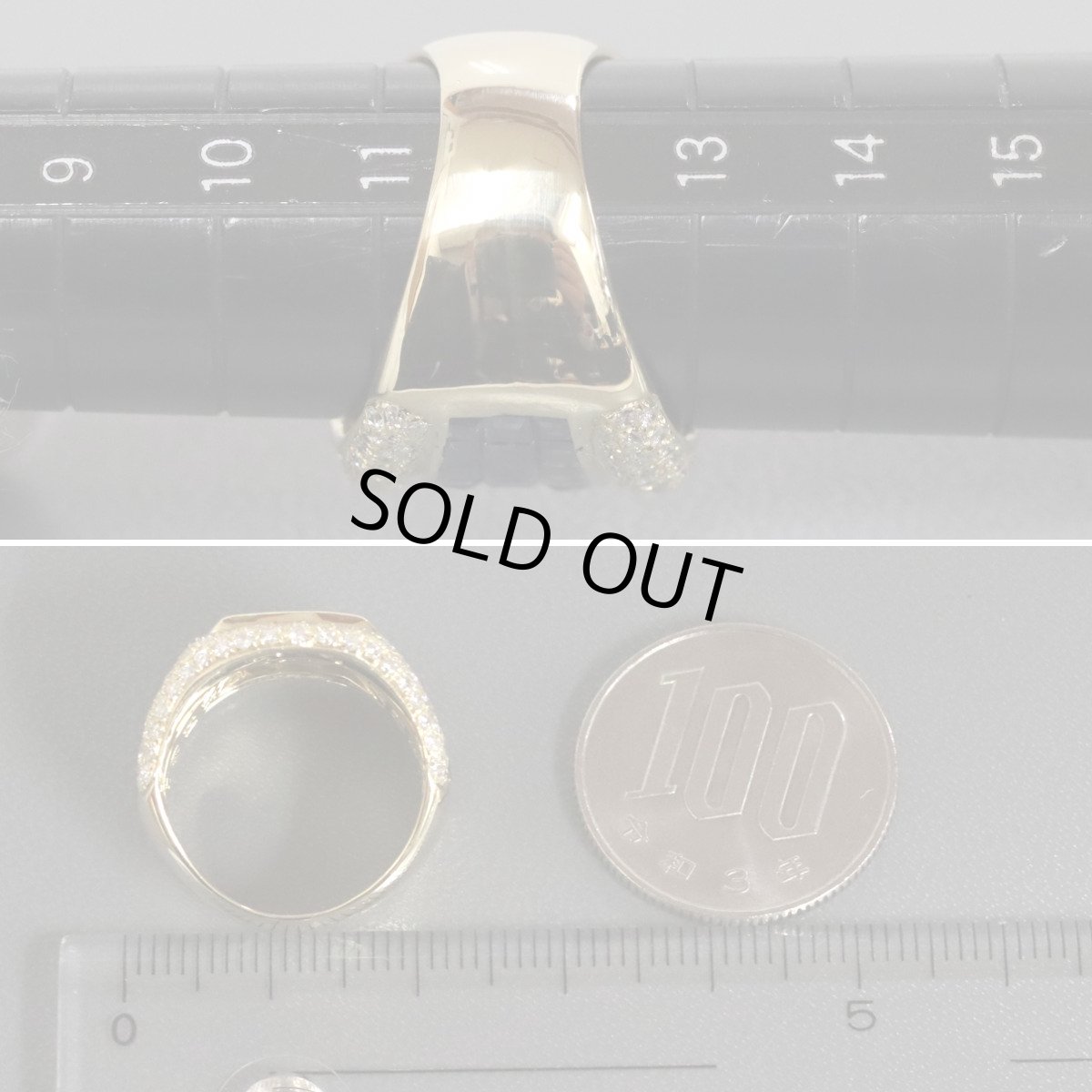 画像7: 750サファイアダイヤモンドリング S4.71 D1.18 11.9g #12 (7)