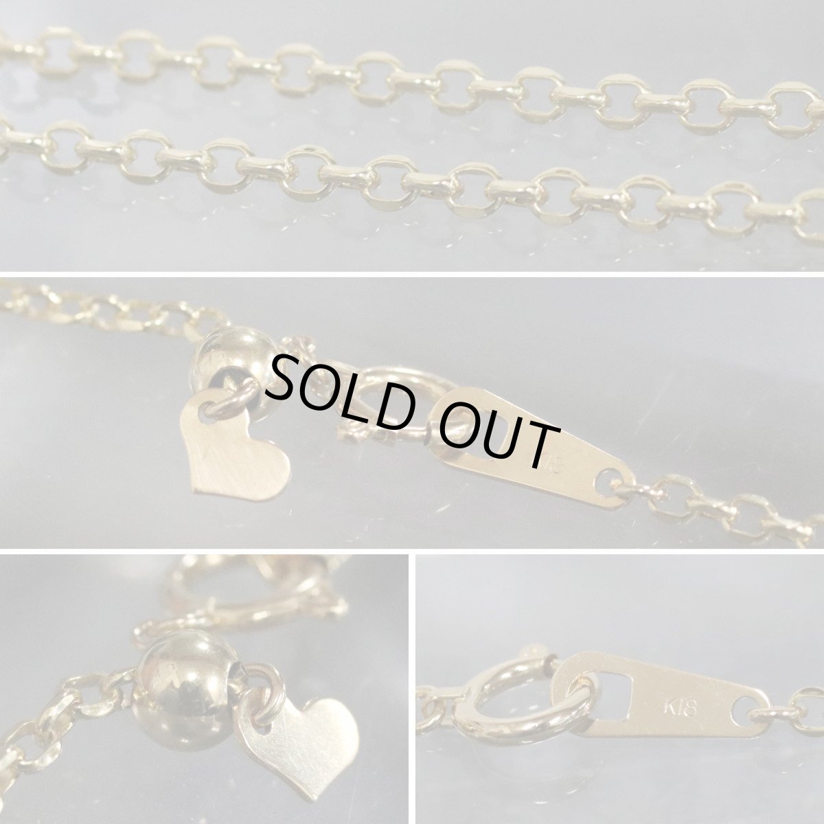 画像7: K18YG/750サファイアペンダント S0.56 3.4g (7)