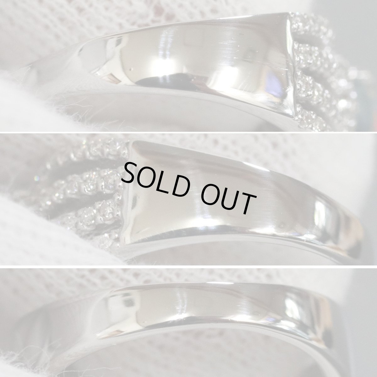 画像6: Pt900ブラックオパールダイヤモンドリング BkO0.98 D0.65 8.5g #8 (6)