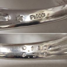 画像7: Pt900デマントイドガーネットダイヤモンドリング G0.180 D0.25 3.5g #13 (7)