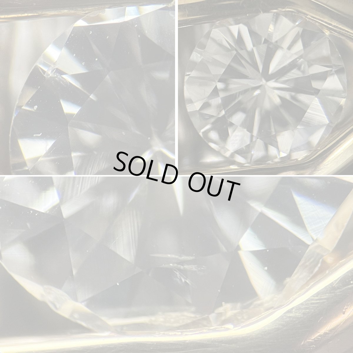 画像5: Pt900/K18ダイヤモンドリング D0.30 9.1g #12 プラチナ イエローゴールド コンビ (5)