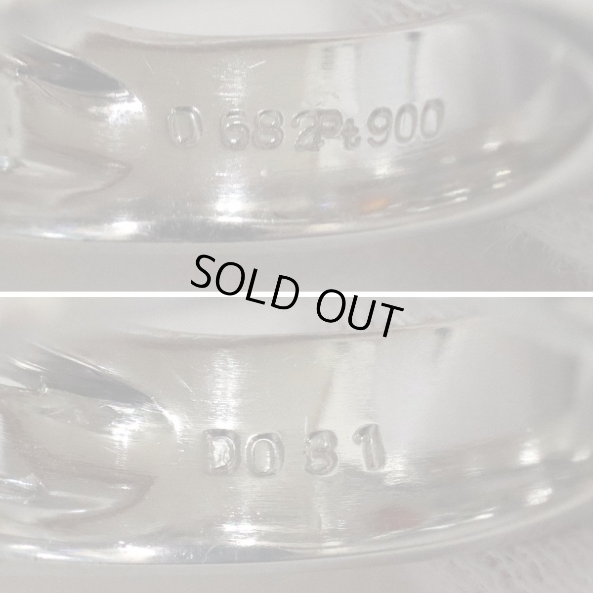 画像7: Pt900オレンジサファイアダイヤモンドリング S0.682 D0.31 9.2g #10.5 ソーティング (7)