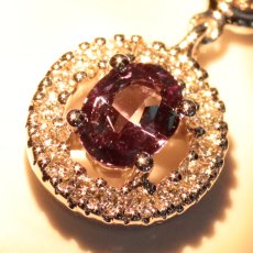 画像5: 750アレキサンドライトダイヤモンドネックレス A0.25 D0.19 3.7g (5)