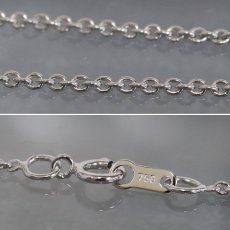 画像8: 750アレキサンドライトダイヤモンドネックレス A0.25 D0.19 3.7g (8)