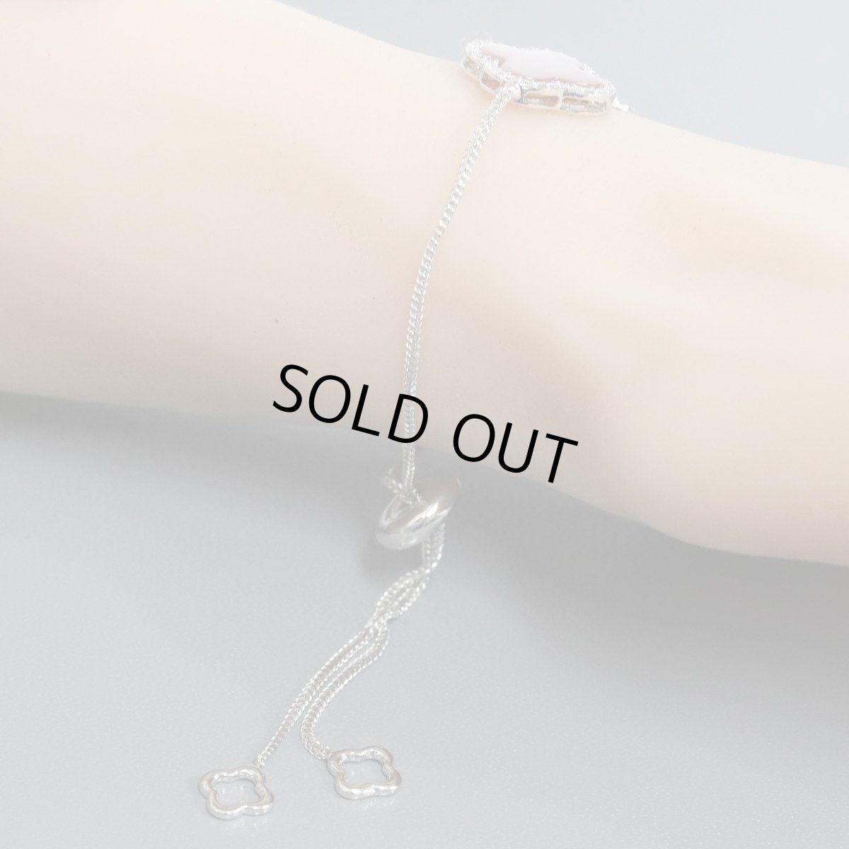 画像10: 18K/750ダイヤモンドシェルブレスレット フラワーモチーフ D0.87 9.8g (10)