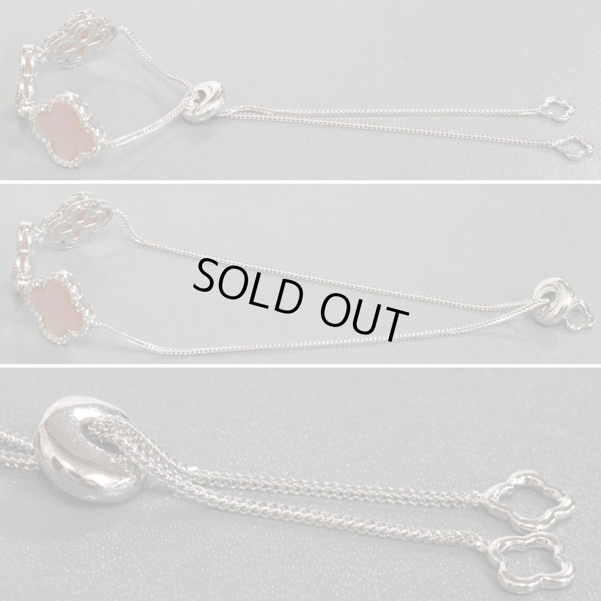 画像6: 18K/750ダイヤモンドシェルブレスレット フラワーモチーフ D0.87 9.8g (6)