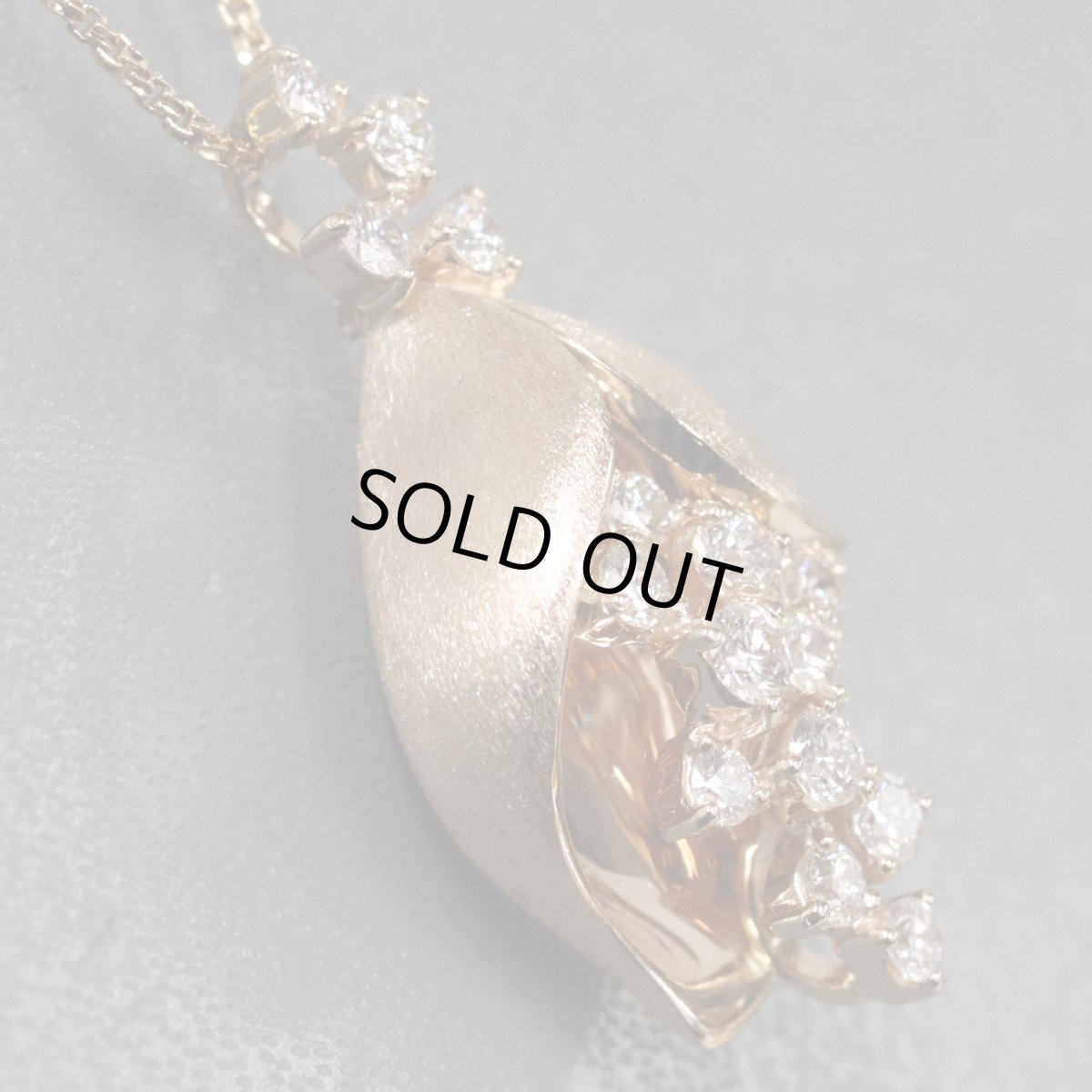 画像3: K18PGダイヤモンドペンダント D0.56 8.3g (3)