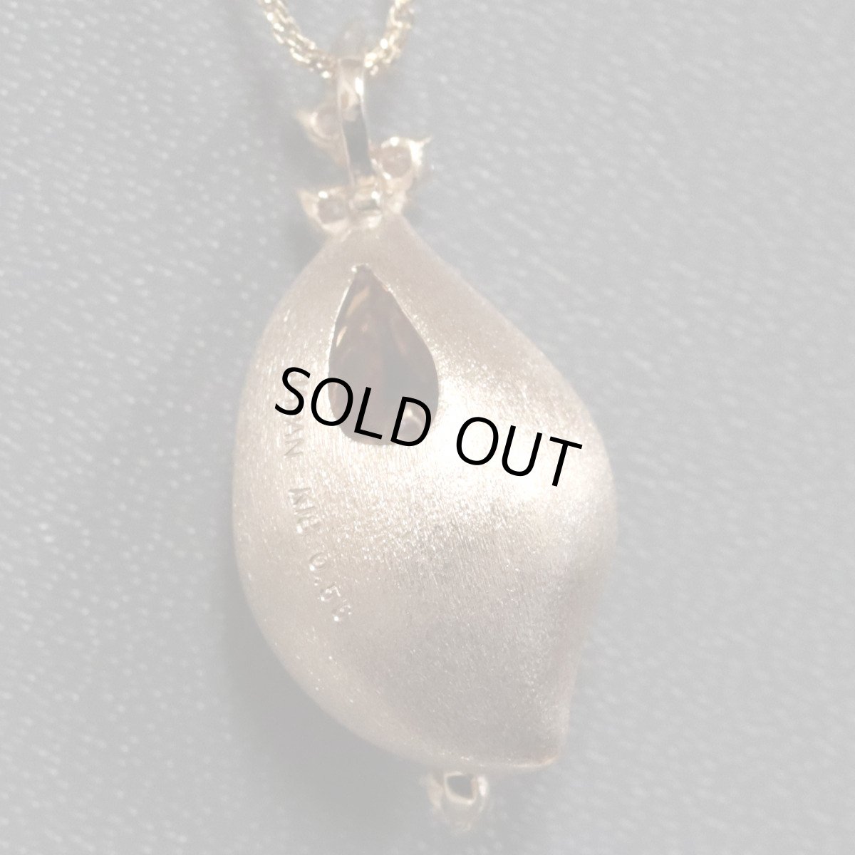 画像4: K18PGダイヤモンドペンダント D0.56 8.3g (4)