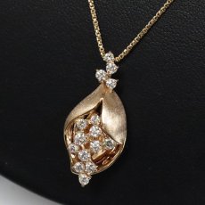 画像7: K18PGダイヤモンドペンダント D0.56 8.3g (7)