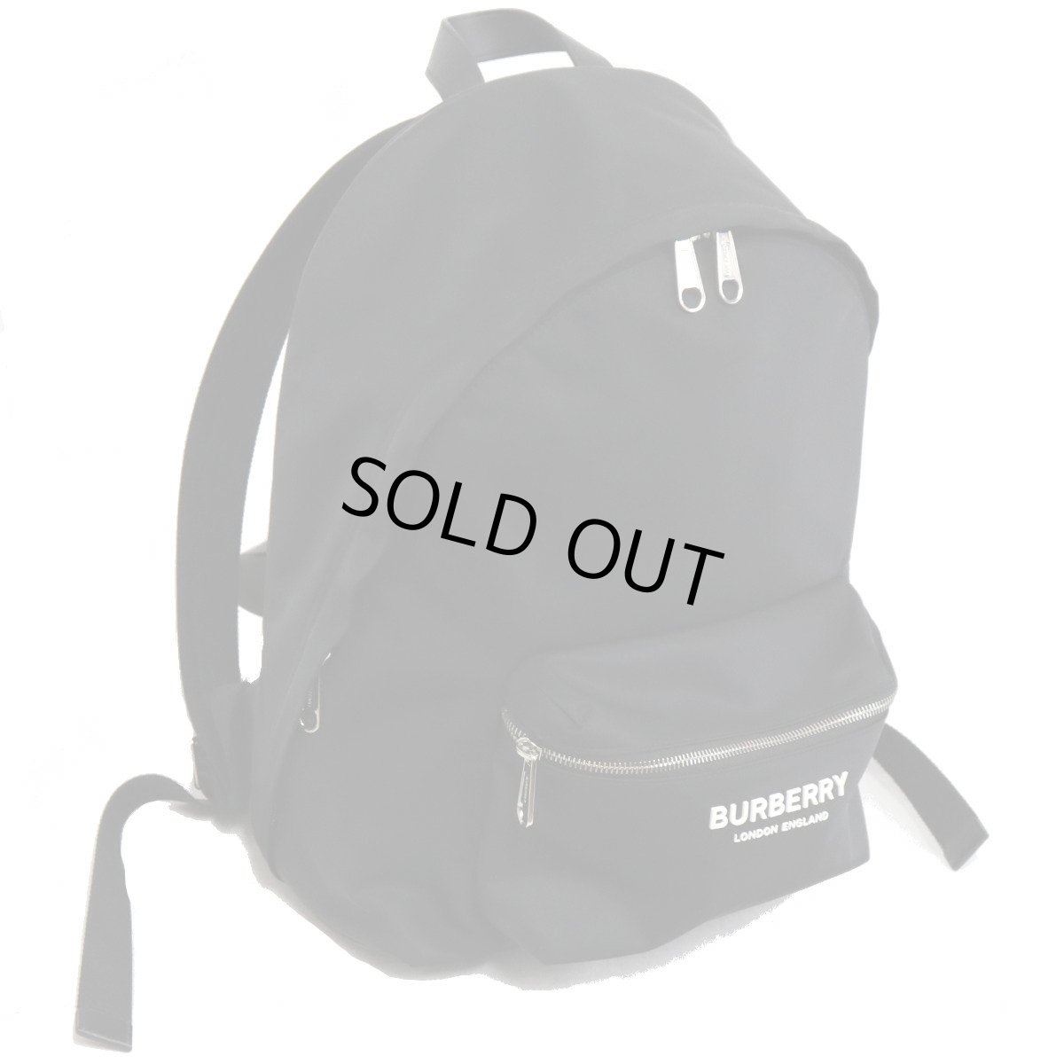 画像1: バーバリー ナイロン バックパック ブラック(8063495) (1)