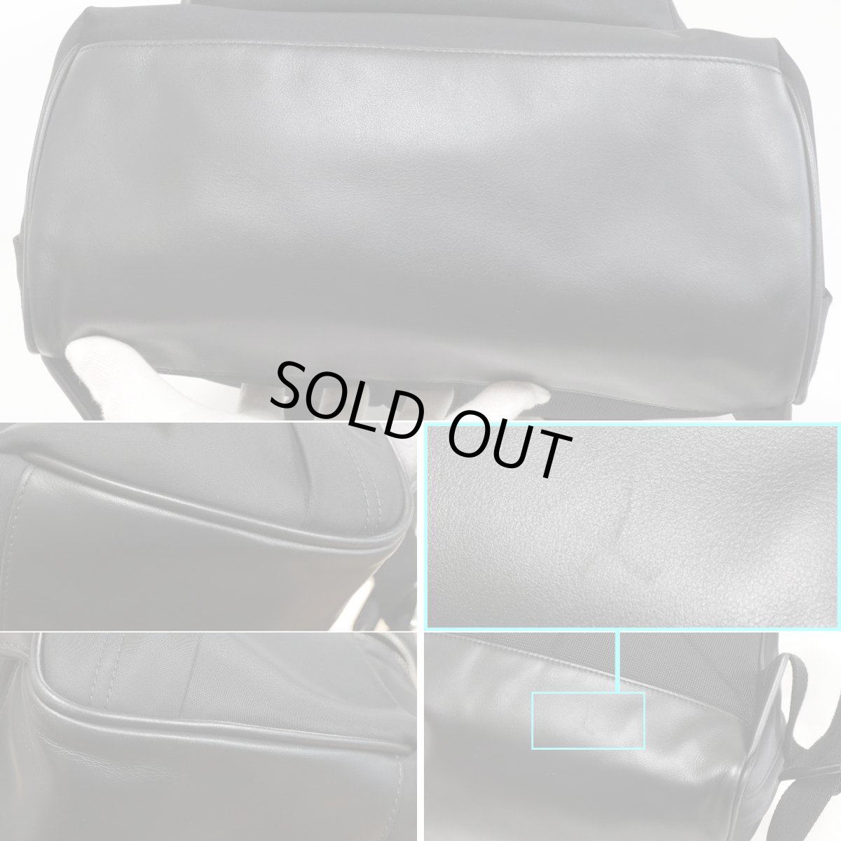 画像7: バーバリー ナイロン バックパック ブラック(8063495) (7)