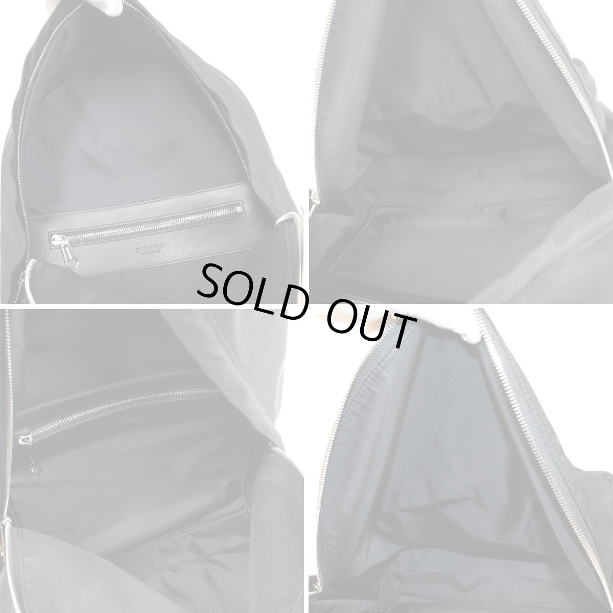 画像8: バーバリー ナイロン バックパック ブラック(8063495) (8)