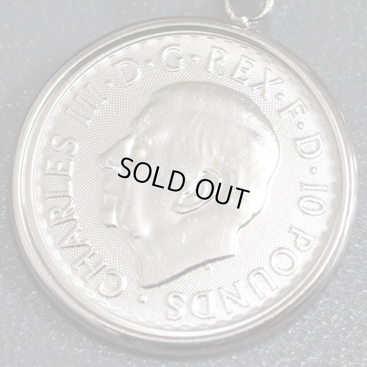 画像4: Pt999.5/Pt900ブリタニアコインペンダントトップ 1/10オンス 3.8ｇ (4)